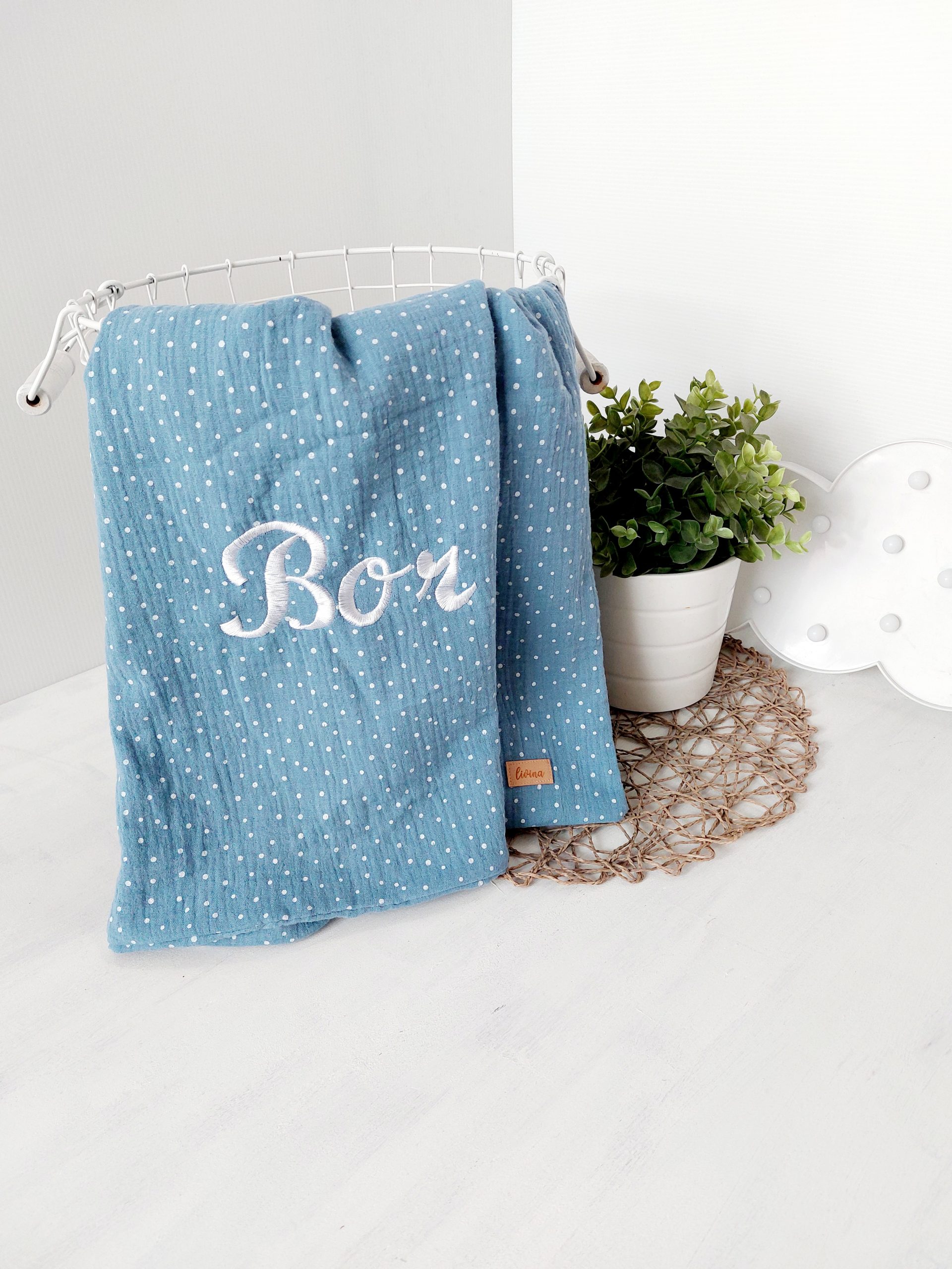 Personalizirana muslin odejica - slika 3