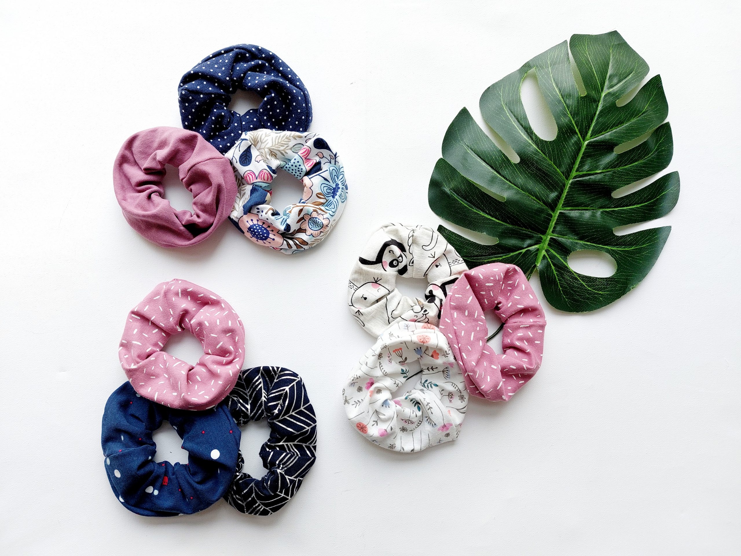 Komplet treh scrunchie elastik